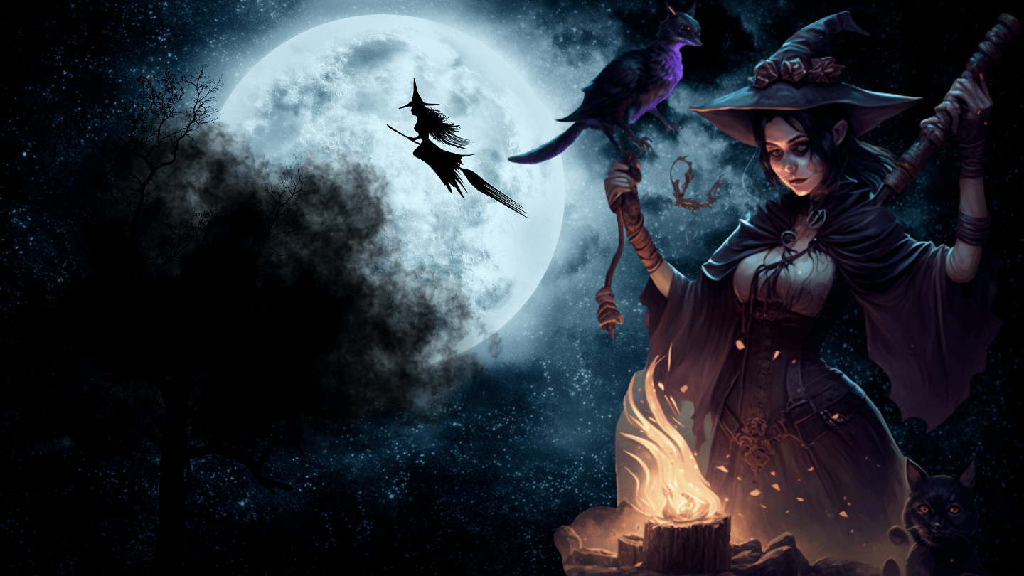 background image for witch section in story